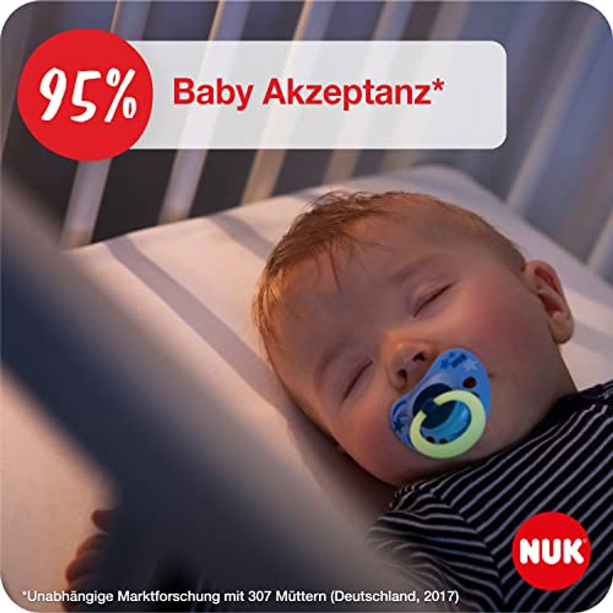 NUK Signature Day & Night fopspeen 0-6 maanden, 4 stuks – NUK