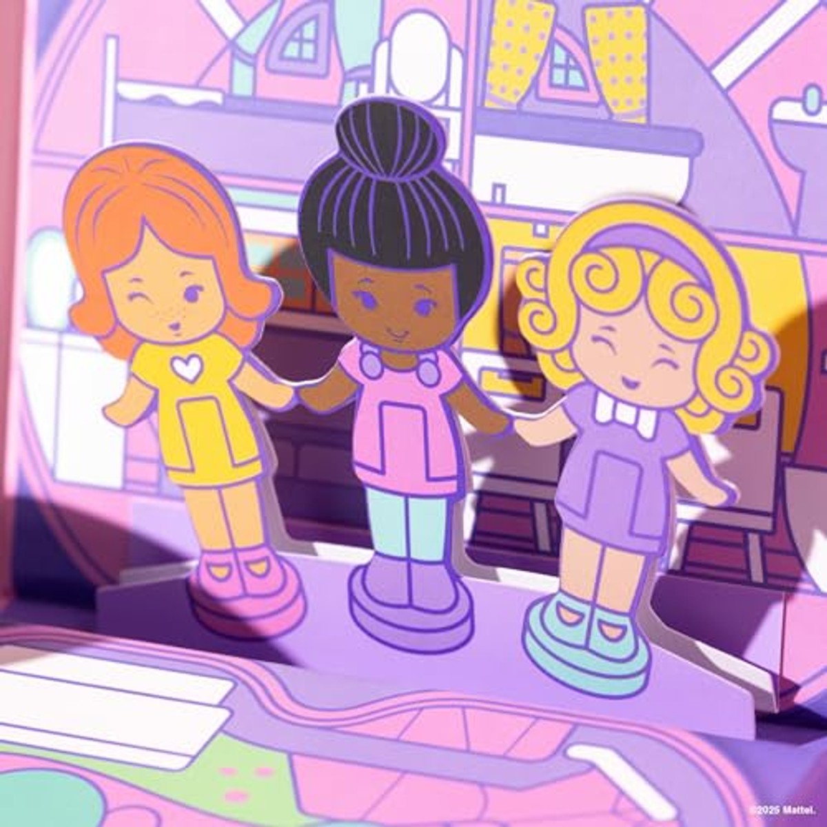 essence Polly Pocket oogschaduwpalet nr. 01 meerkleurig 9 kleuren - 3-pack