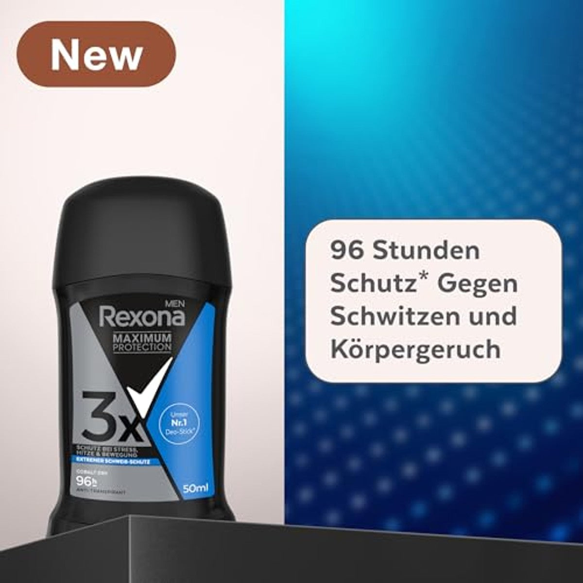 Rexona Men Maximum Protection Cobalt Dry Deodorant 6 x 50 ml - Voordeelverpakking