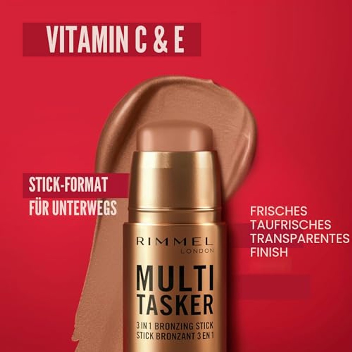 Rimmel London Multitasker Bronzing Stick Light 001 4,5 g - 3 stuks – foto 6