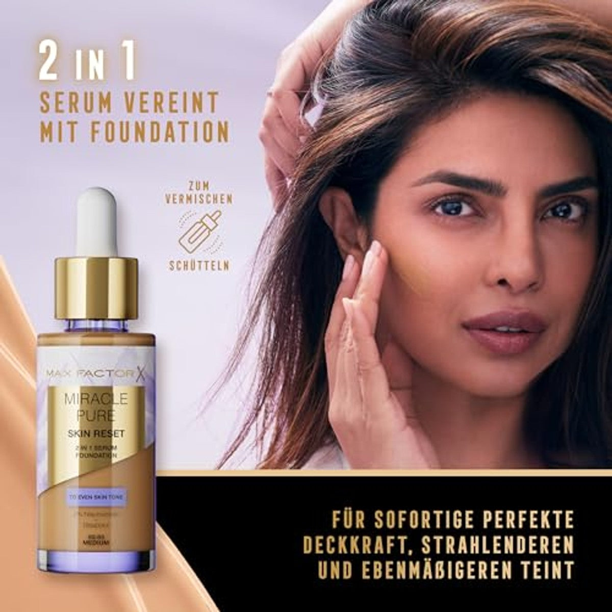 Max Factor Miracle Pure Skin Reset Foundation 30-40 Fair to Light 3 stuks