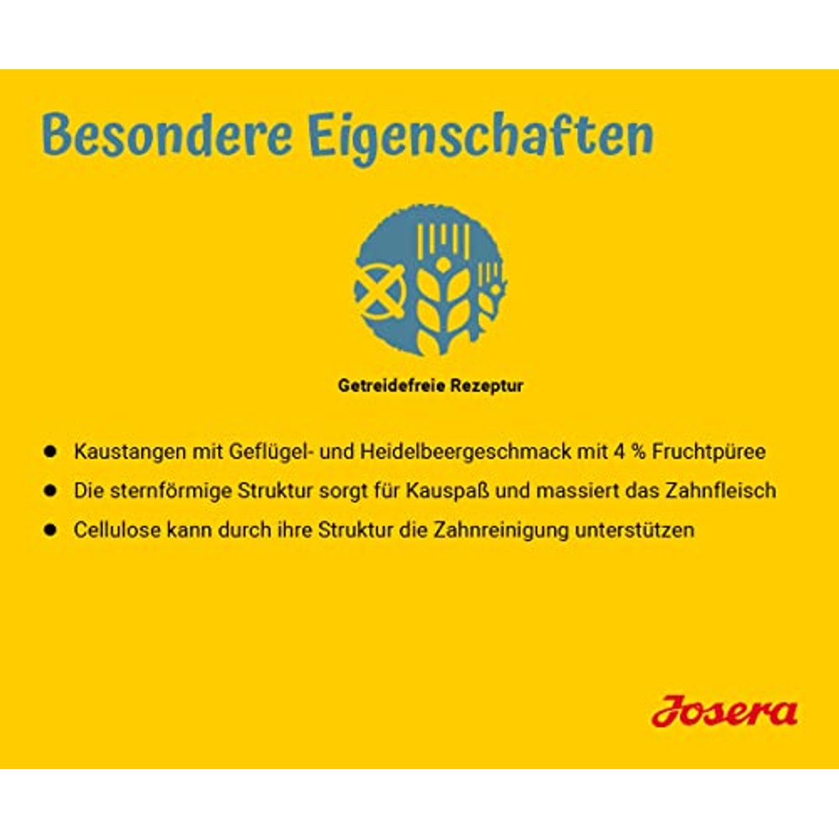 Josera Denties hondensnack gevogelte & bosbes 13 x 180 g - 6-pack