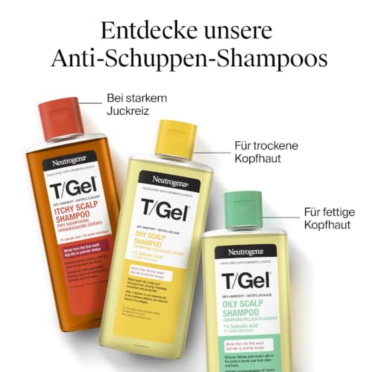 Neutrogena T/Gel Anti-roos Dry Scalp Shampoo 250 ml – Neutrogena