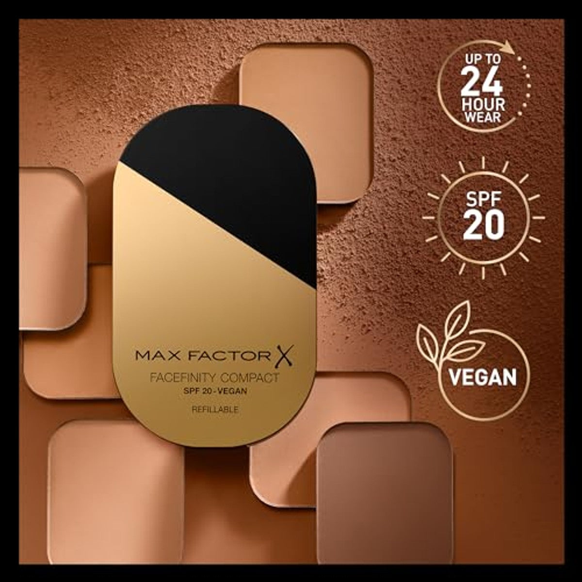 Max Factor Facefinity Reusable Compact Foundation 040 Creamy Ivory, 84 g – Max Factor