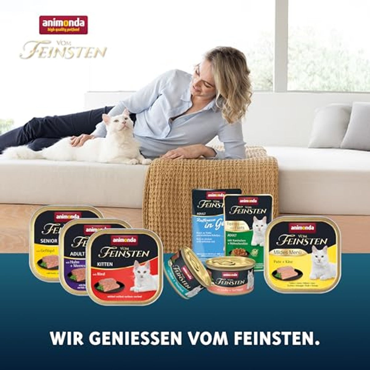 animonda Vom Feinsten natvoer filets in saus 18 x 50 g - 6-pack