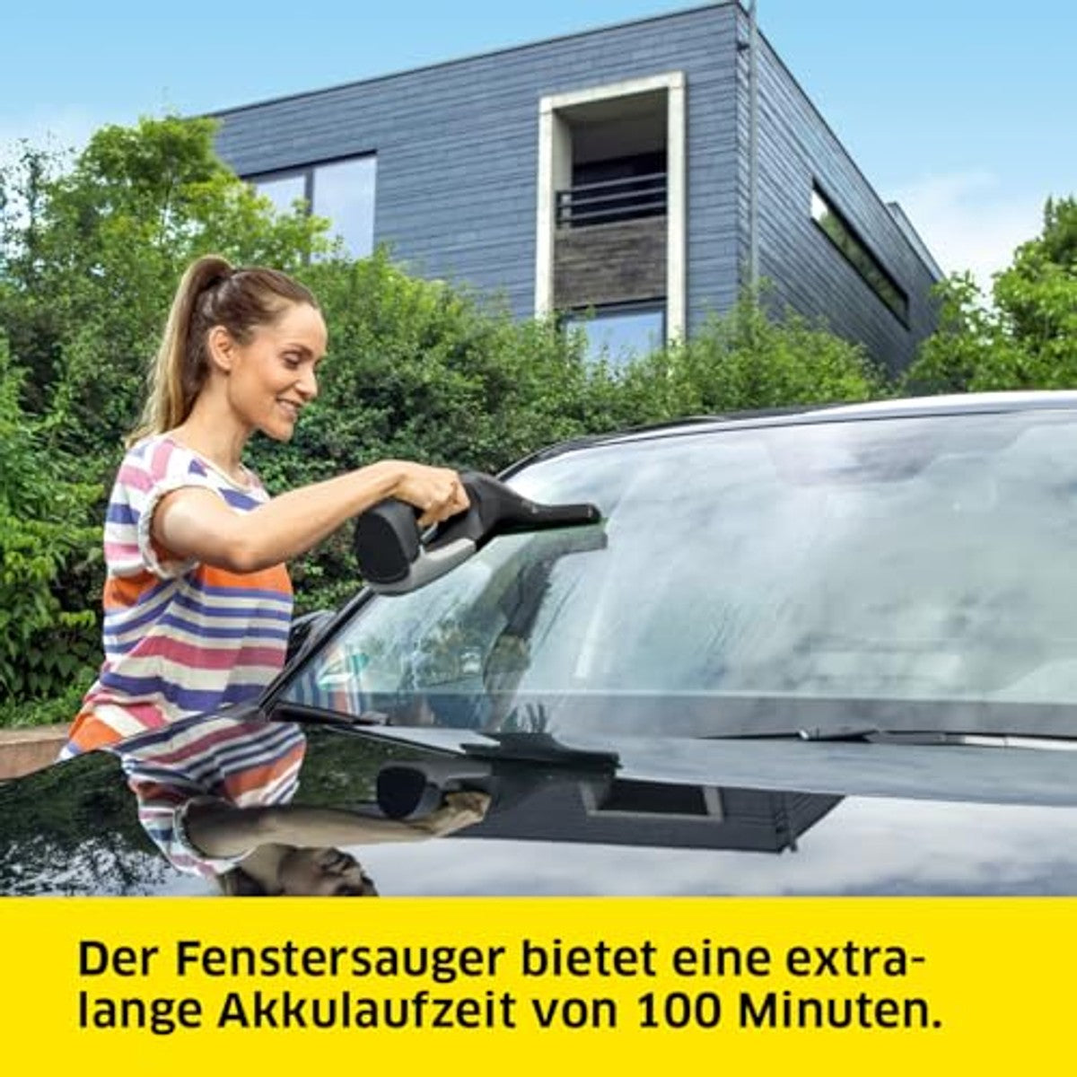 KÄRCHER WV 6 Plus Multi Black Edition raamzuiger incl. 3 x 20 ml - Voordeelverpakking