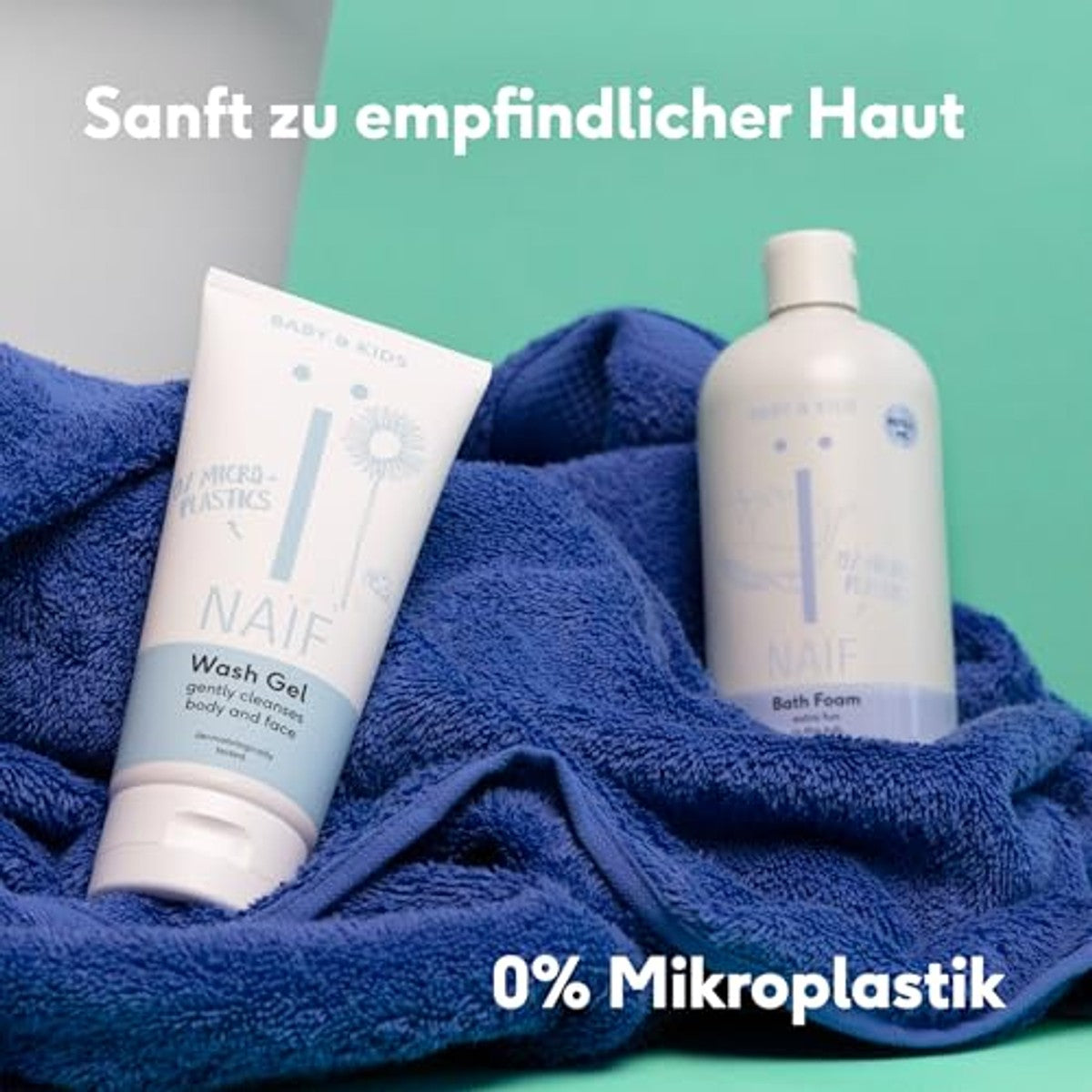 Naïf Verzorgend Badschuim met Katoenzaadolie 500 ml – Naïf