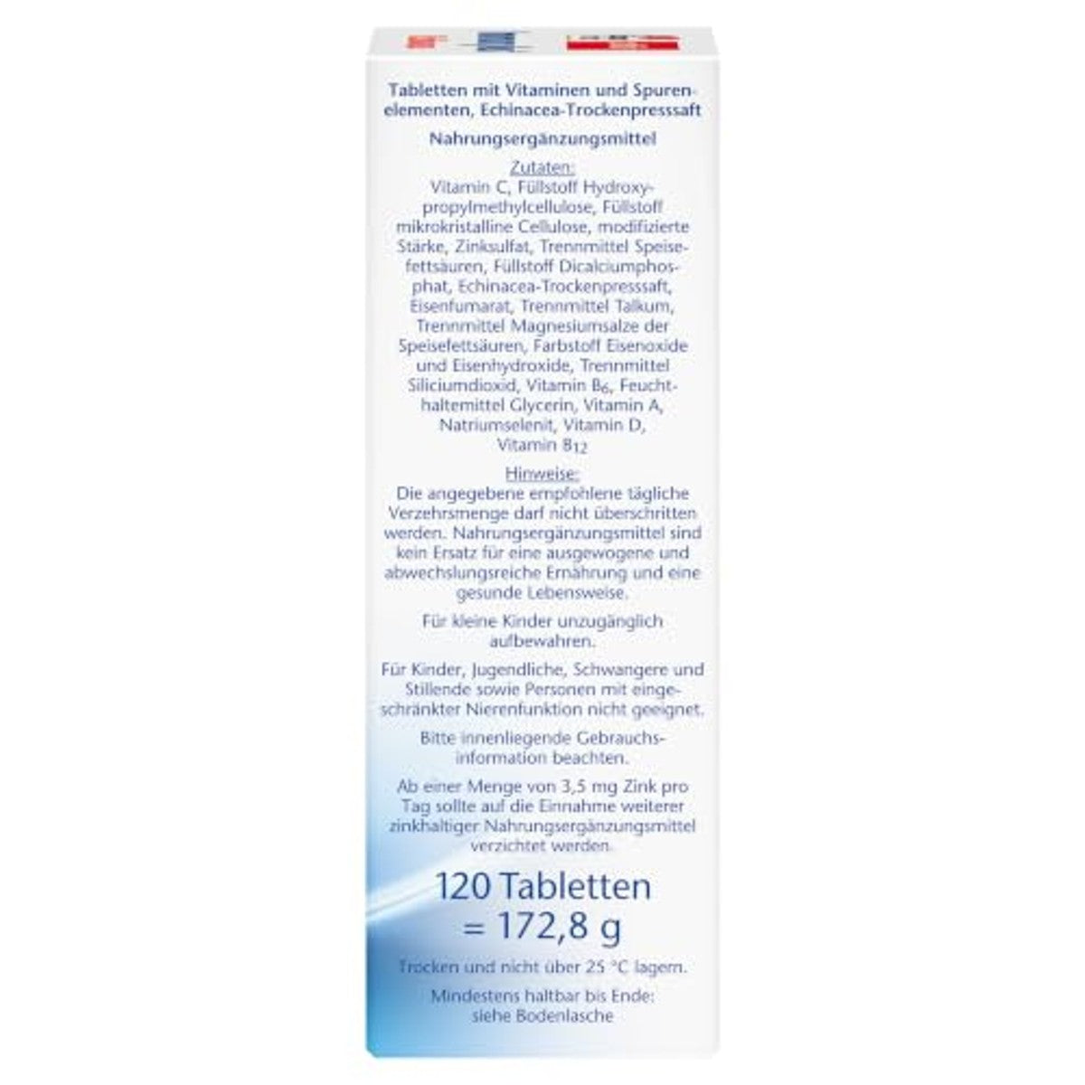 Doppelherz Immun Plus Echinacea 8-in-1 Afweer Depot 120 tabletten - 6-pack