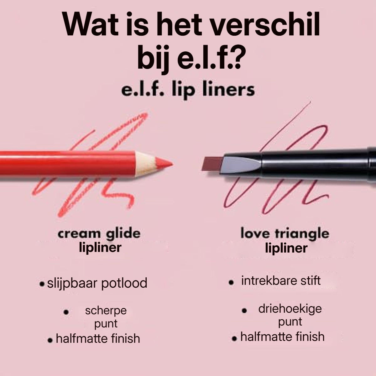 e.l.f. Cream Glide Lip Liner Fuschia Forward 6 stuks – foto 6