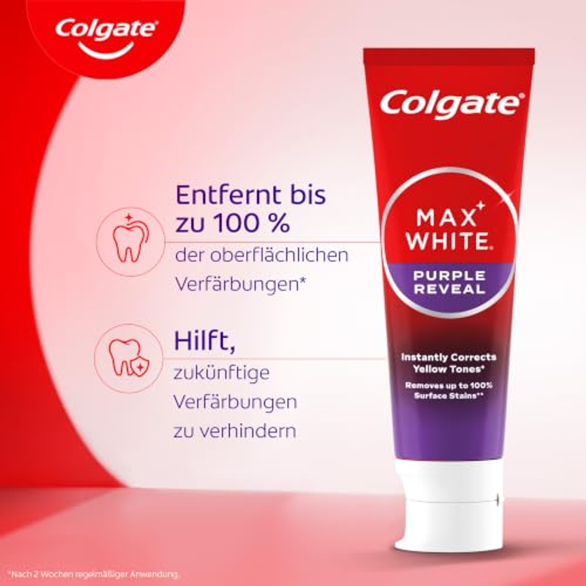 Colgate Max White Purple serum 40 ml + Reveal 4 x 75 ml – Colgate