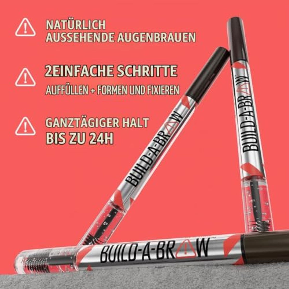 MAYBELLINE Build-A-Brow 2-in-1 nr. 257 Medium Brown 6 stuks