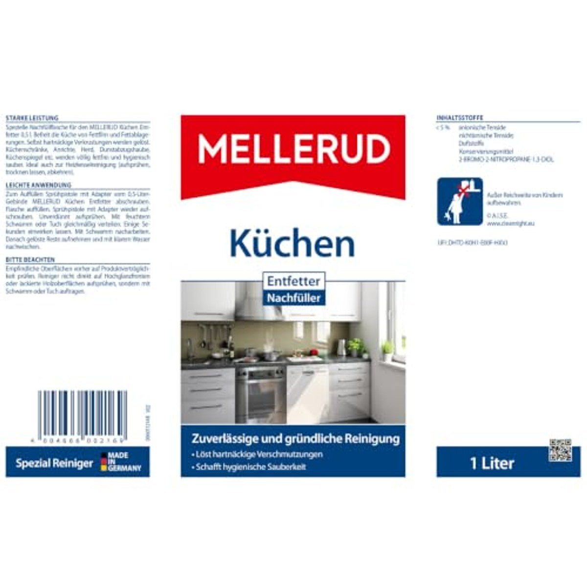 Mellerud Keukenontvetter navulling 1,0 l – Mellerud