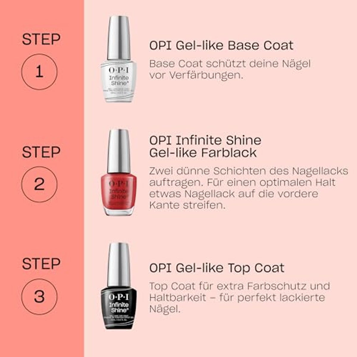 OPI Infinite Shine Work From Chrome Nagellak Metallic Zilver 15 ml - 6-pack