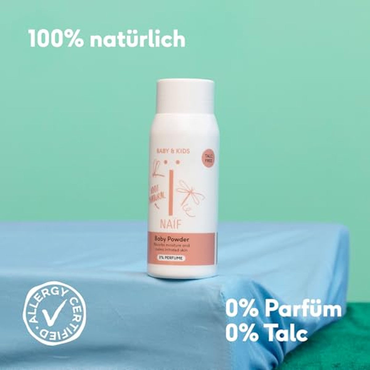 Naïf Babypoeder 3 x 80 g - Voordeelverpakking