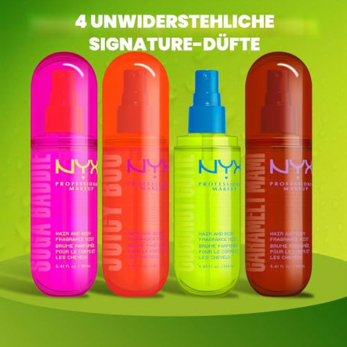 NYX Professional Makeup, Fat Oil Hair & Body Fragrance Mist, tropische kokosnoot- en perziknoten, lichte spray voor haar en lichaam, ideaal voor laagjes, veganistische formule, Coconut Cutie, 80 ml – NYX PROFESSIONAL MAKEUP