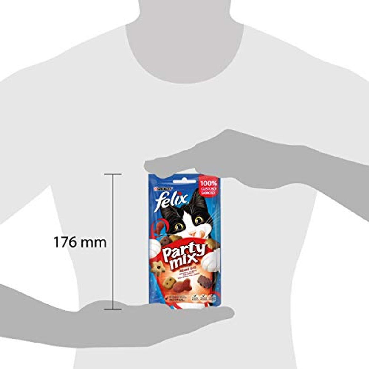Felix Party Mix Mixed Grill 8 x 60 g – Felix