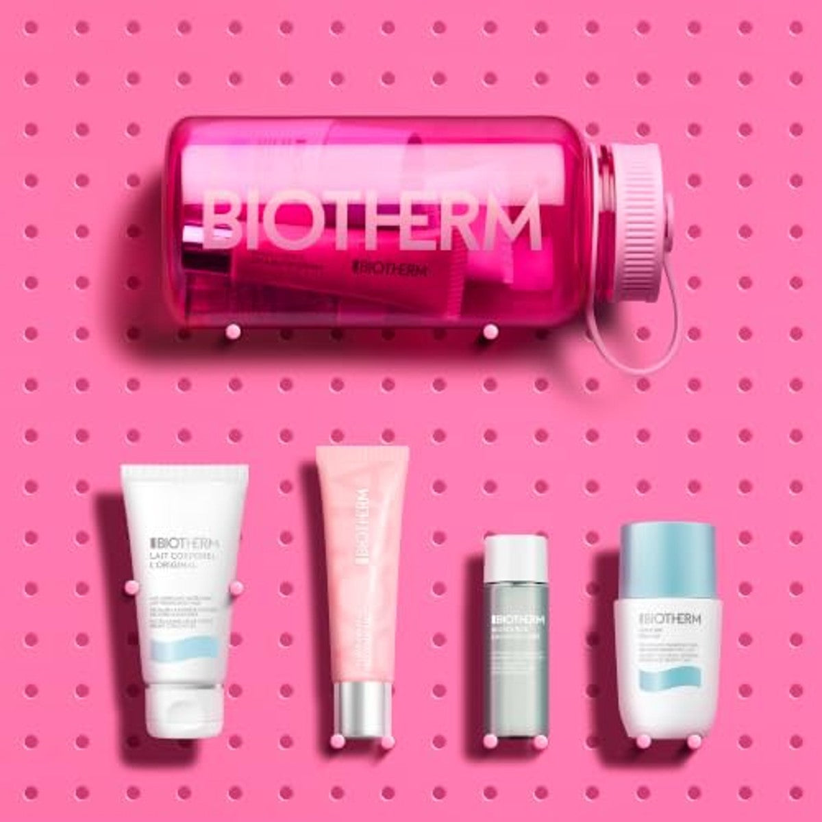 Biotherm Aqua Drop-Set Pink Hydraterende Reisset voor de Normale Huid Reisformaat - 3-pack