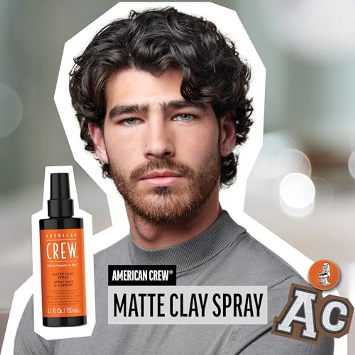 American Crew Matte Clay Spray Textuurspray voor Mannen 150 ml - 6-pack – foto 6