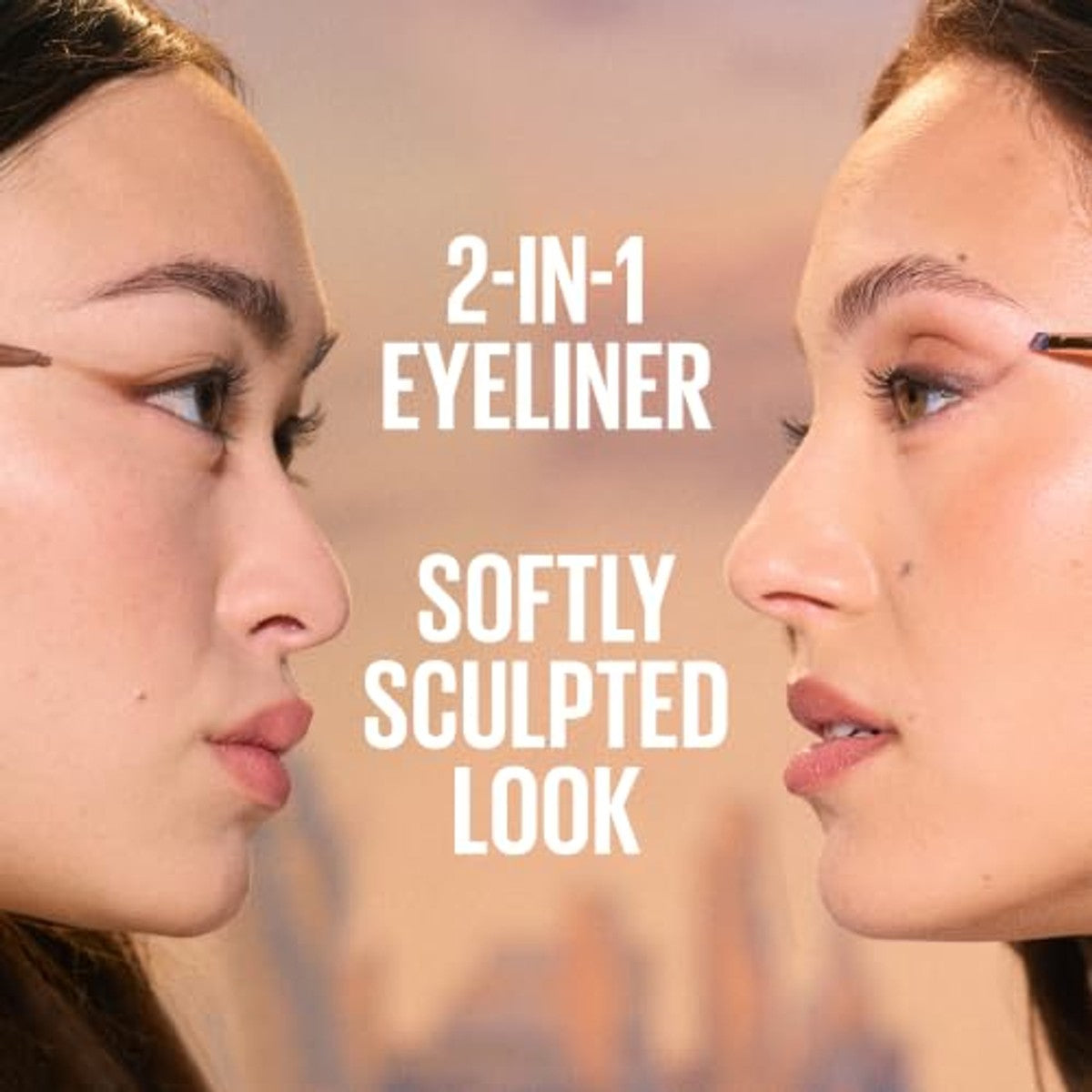 Maybelline New York Sculpting Stix 2-in-1 eyeliner, blendbare kajalstift voor nauwkeurige lijnen en smokey-eye-look, 24 uur lange houdbaarheid zonder vlekken, nuance: 015 Smooth Espresso – MAYBELLINE