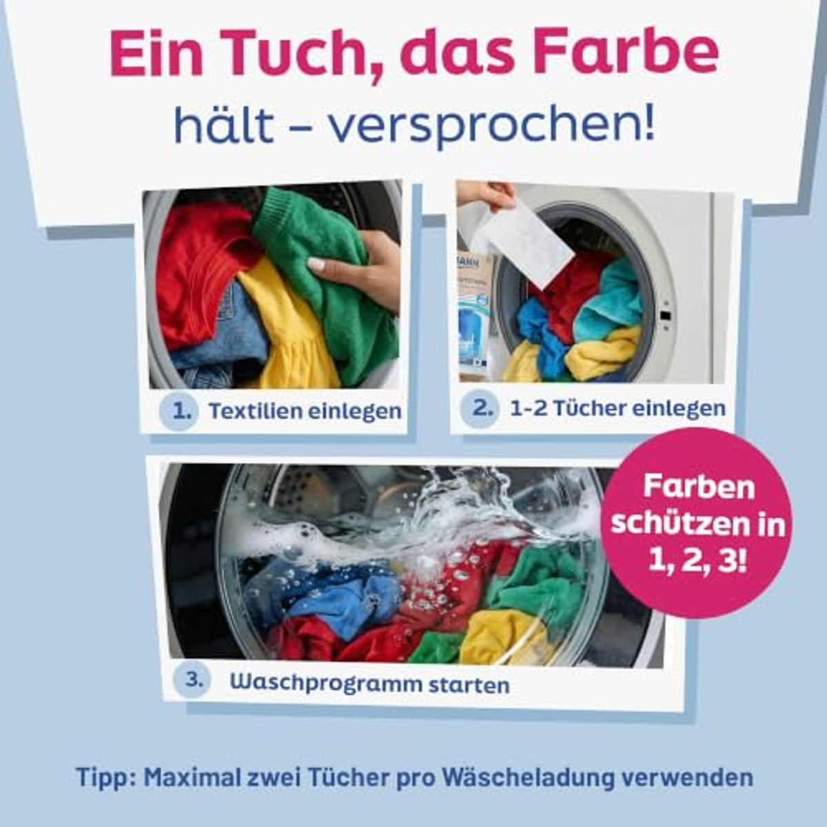 HEITMANN Kleur- en vuilvangdoeken 6 x 20 stuks - Voordeelverpakking – foto 6