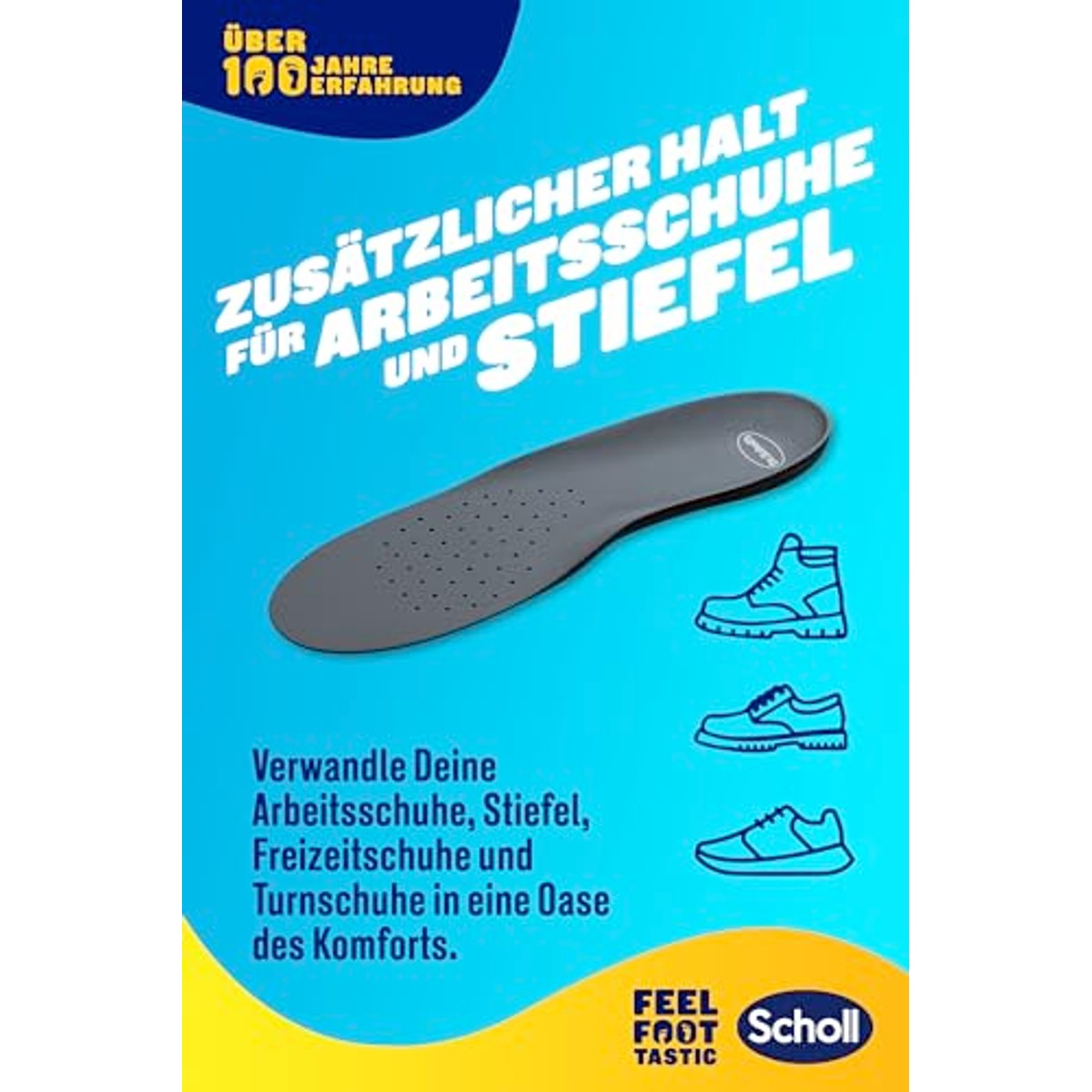 Dr. Scholl's Heavy Duty Support inlegzolen mannen maat 40-46,5 - 6-pack