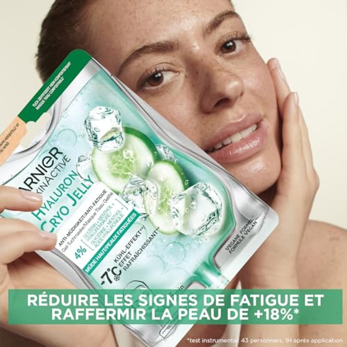 Garnier Skin Active Hyaluron Cryo Jelly Gezichtsmasker 1 - 3-pack