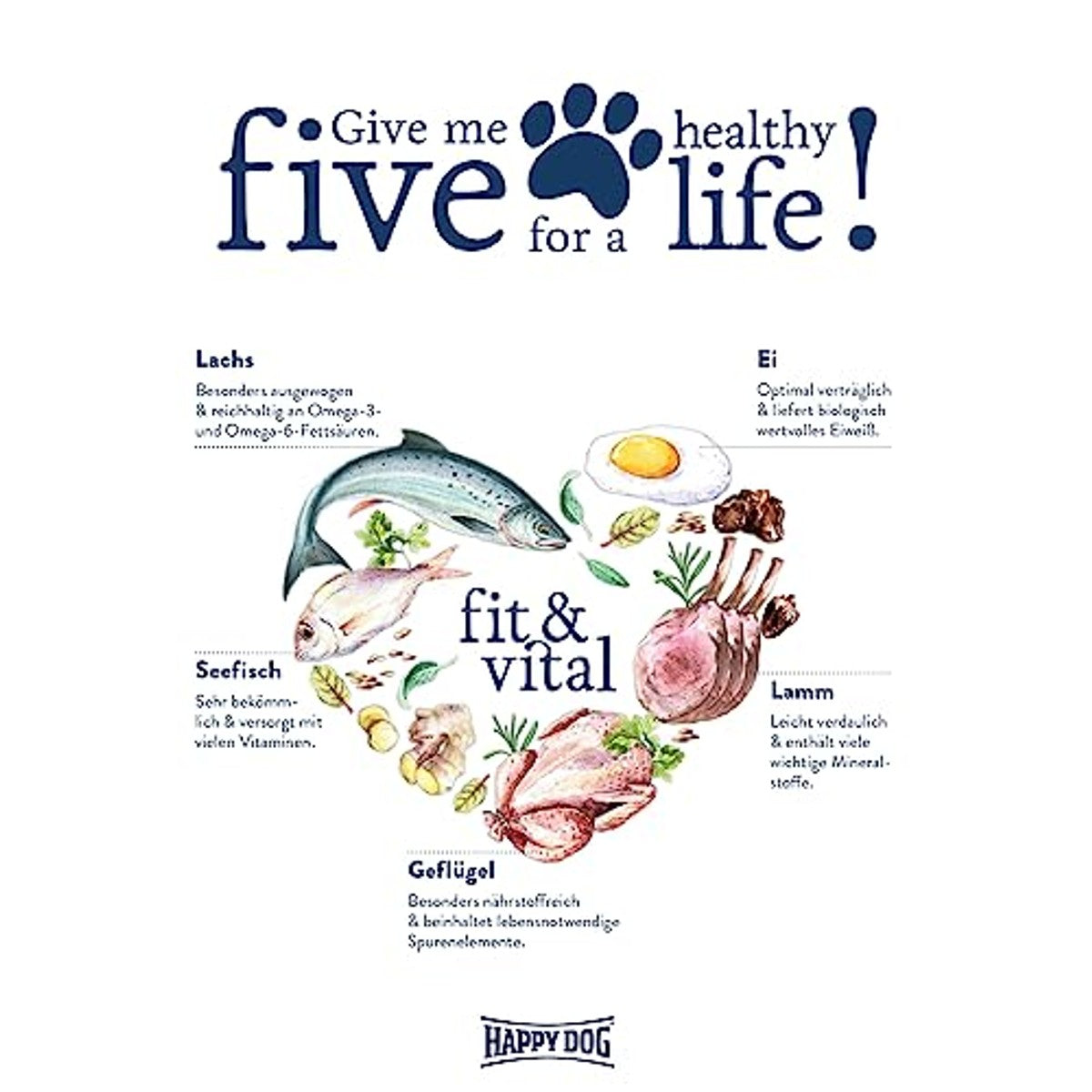 Happy Dog fit & vital Mini Senior 800g – Happy Dog