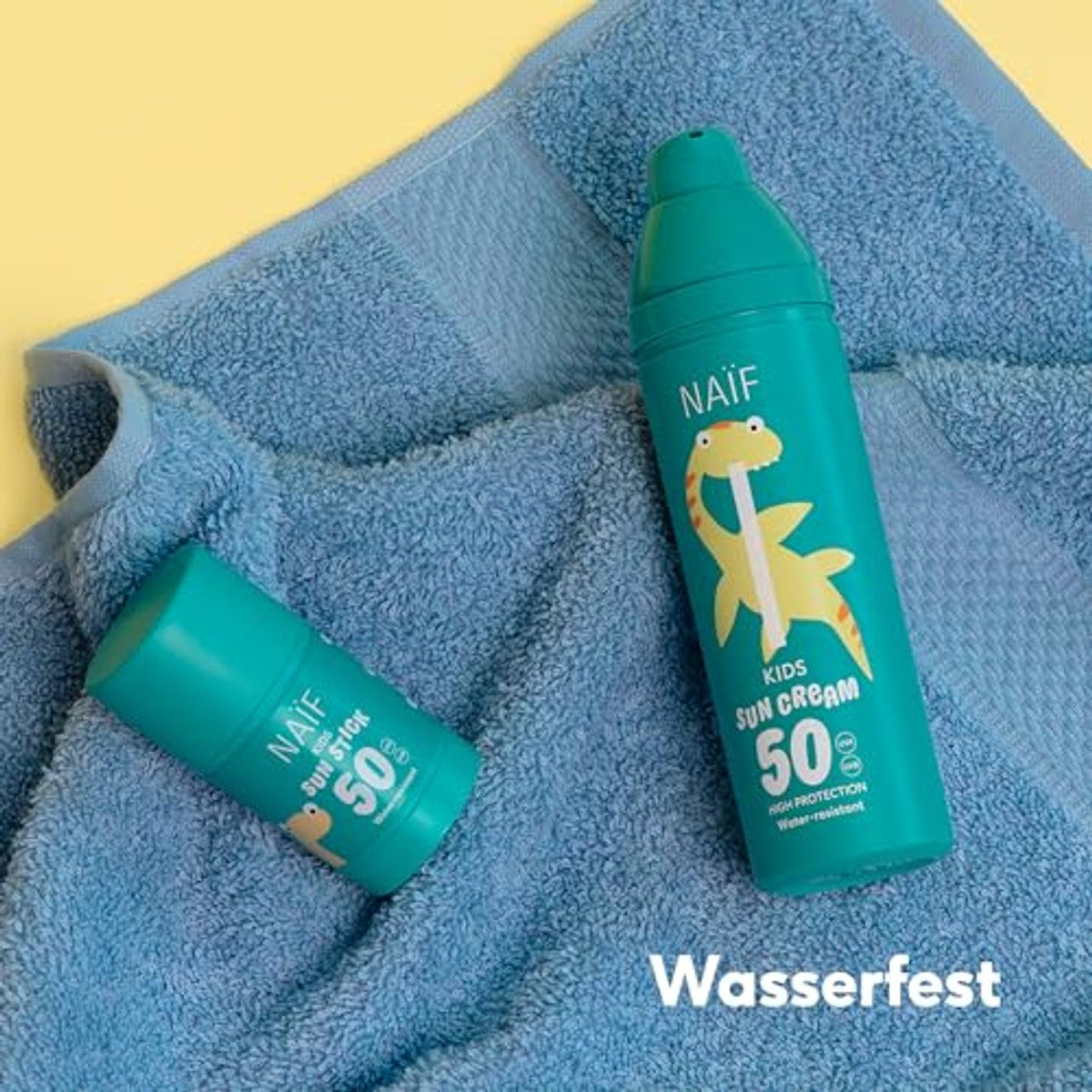 Naïf Zonweringsstick voor kinderen SPF 50 3 x 15 g - Voordeelverpakking