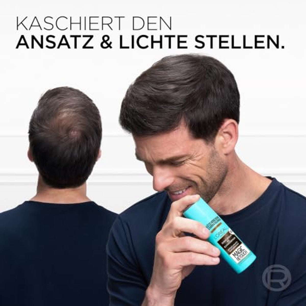 L'Oréal Paris Magic Retouch donkerbruin-zwartbruin 6 x 75 ml - Voordeelverpakking