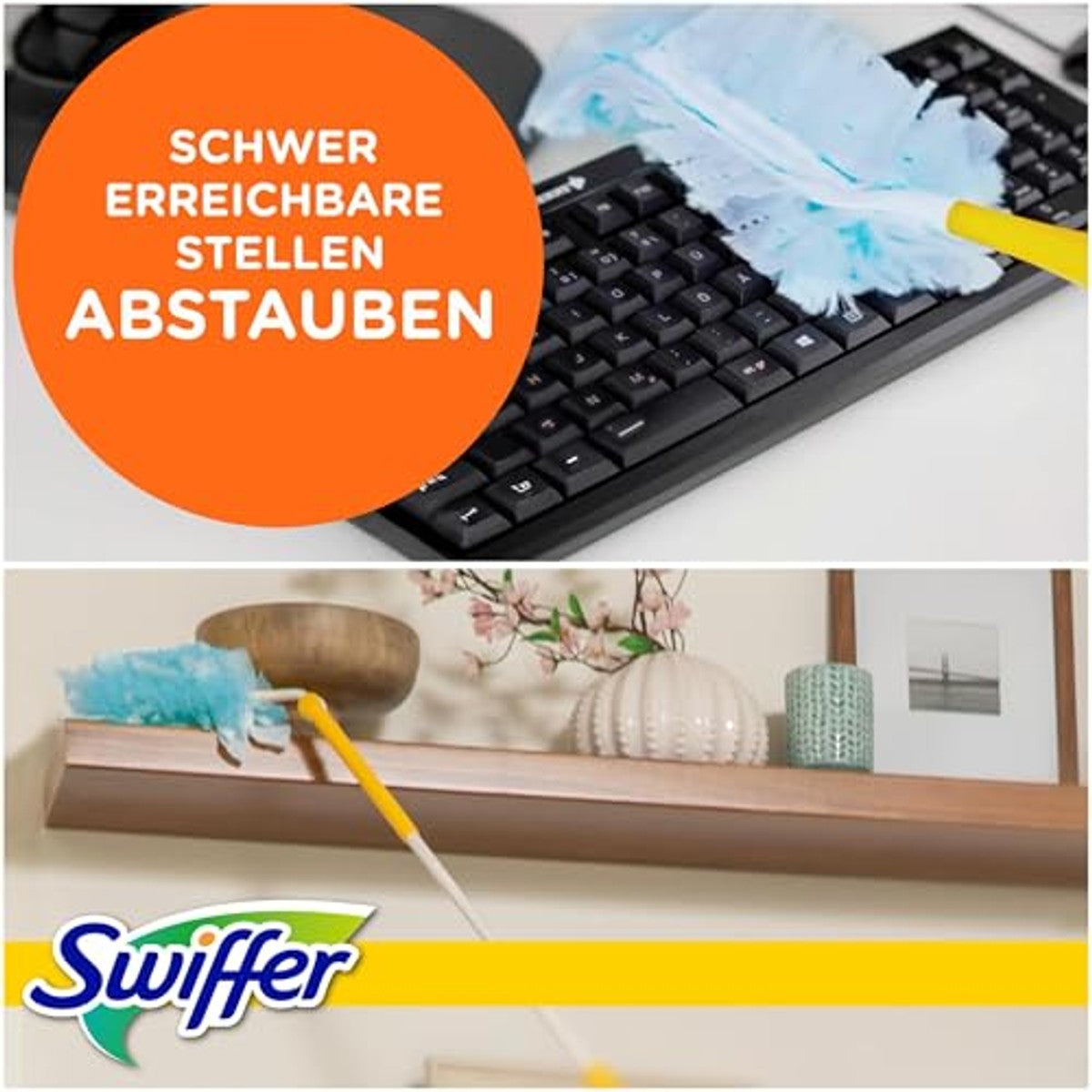 Swiffer Stofmagneet navuldoeken Clean & Fresh 54 doekjes - 3-pack