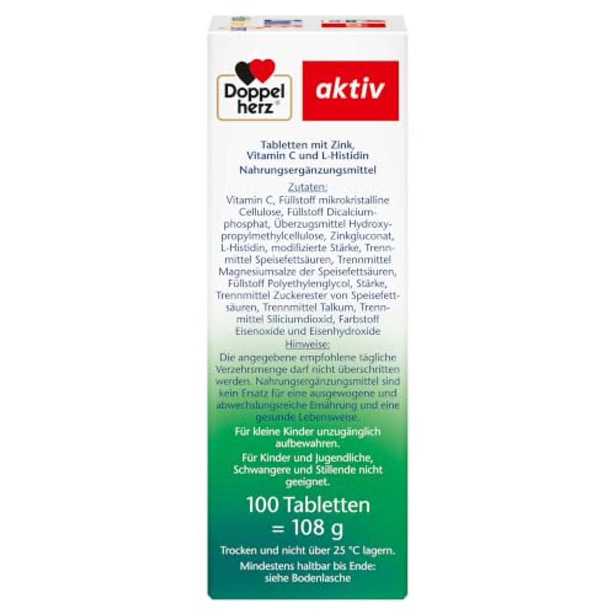 Doppelherz Zink 15 + histidine + vitamine C – Doppelherz