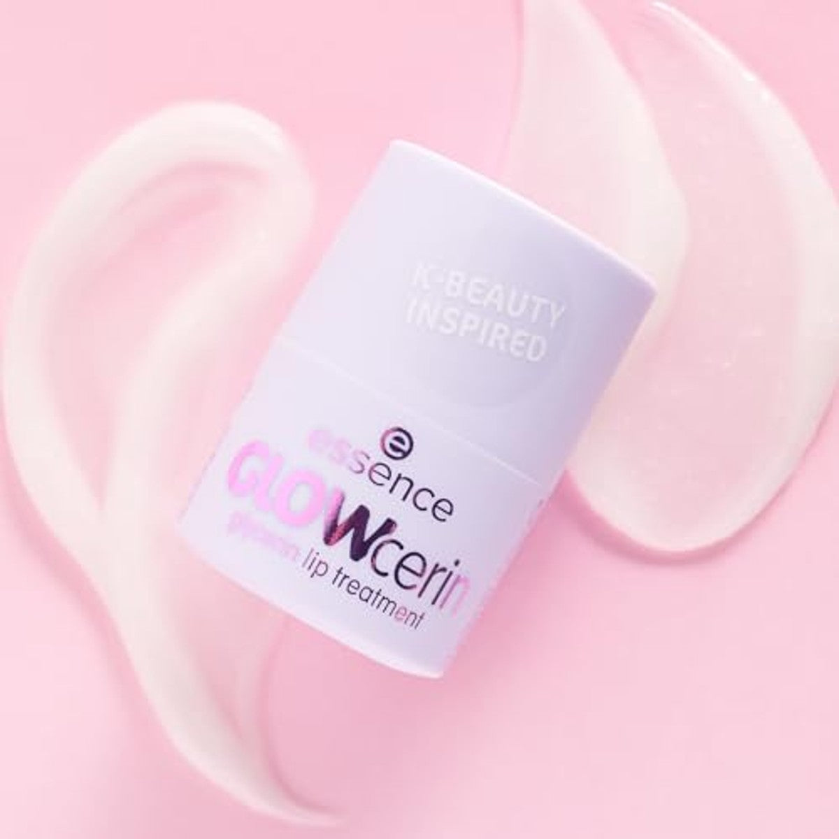 essence Glowcerine glycerine lipbehandeling, lippenmasker, nr. 01, transparant, hydraterend, gladmakend, veganistisch, zonder parabenen, zonder microplastic deeltjes, vrij van nanodeeltjes, per stuk | Verzorgend, hydraterend, gladmakend – Essence Cosmetics