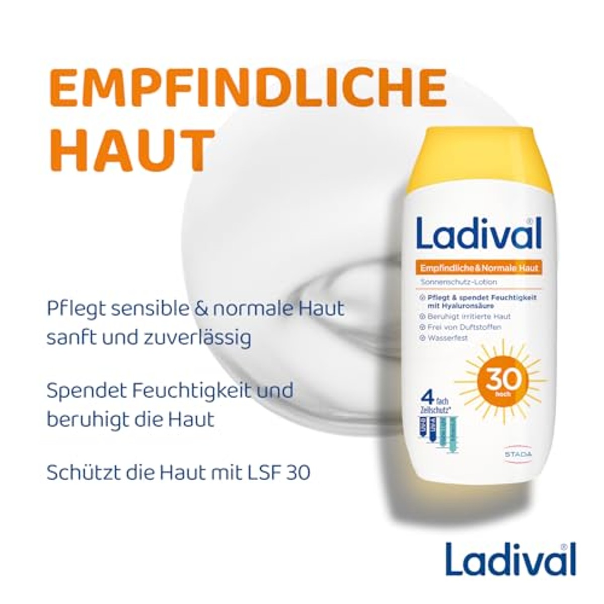Ladival Zonnecrème gevoelige en normale huid SPF 30, 200 ml – Ladival
