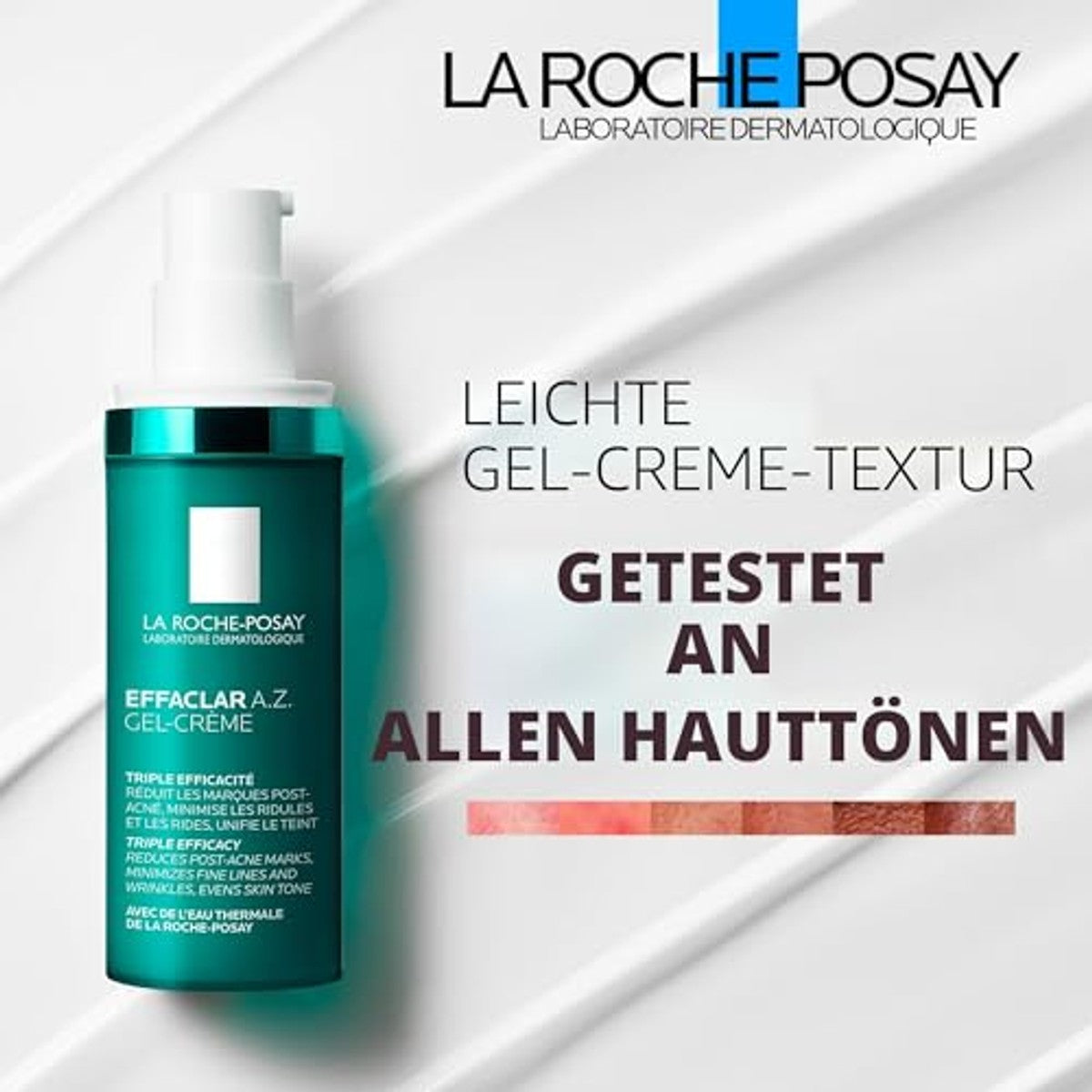 La Roche-Posay Effaclar A.Z. Gelcrème Anti-onzuiverheden en Anti-aging 40 ml - 6-pack