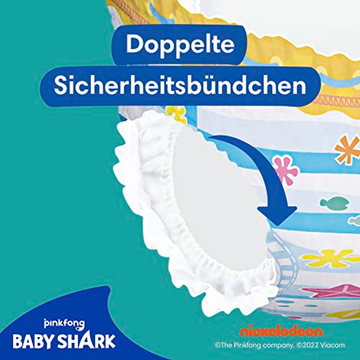 Pampers Splashers Baby Shark zwemluiers 4-5, 11 stuks 9-15 kg – Pampers