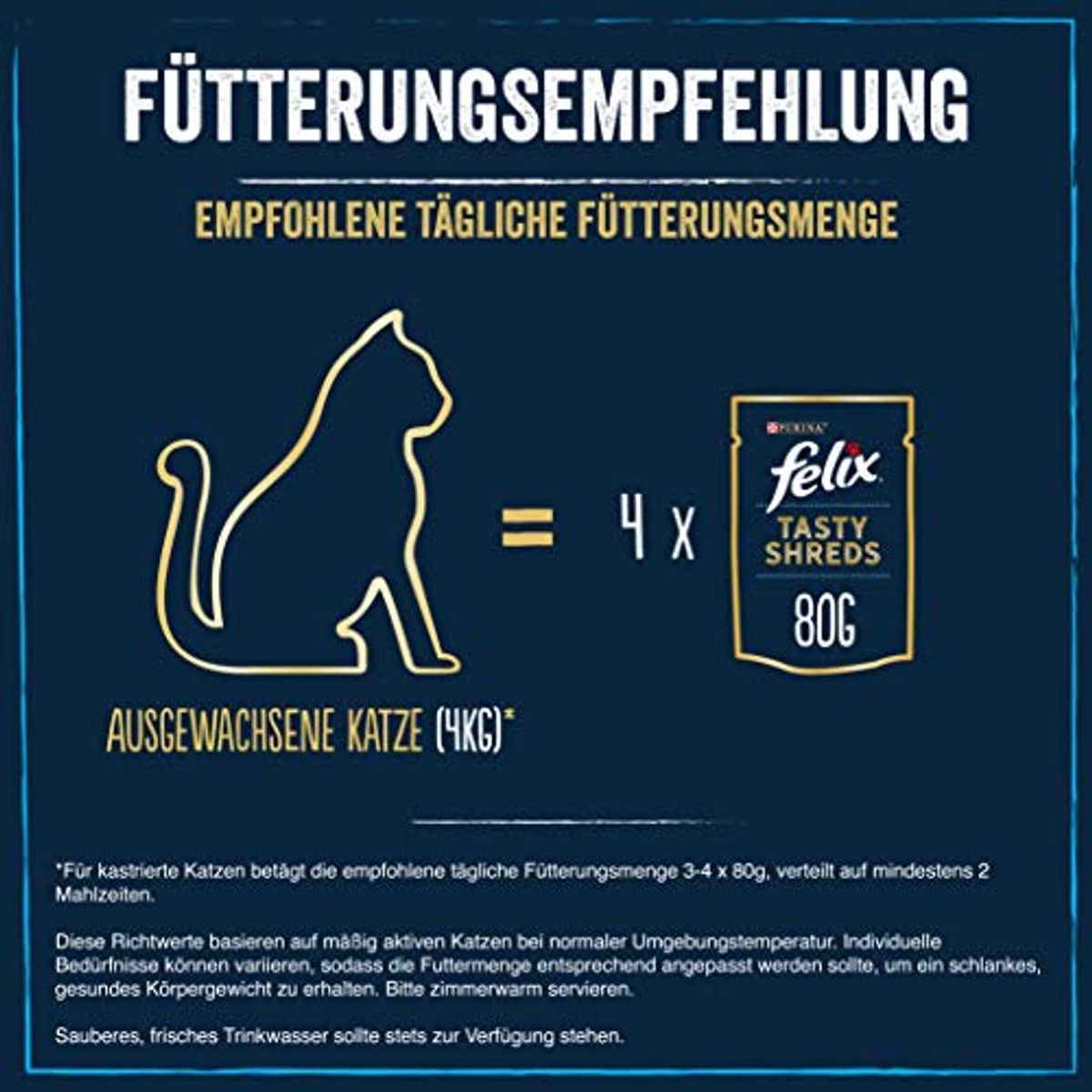 Felix Tasty Shreds in saus Mix van het land 60 x 80 g – Felix