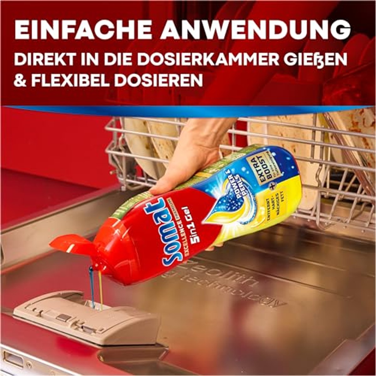 Somat Excellence Premium 5-in-1 Gel Power & Perls 3 x 960 ml - Voordeelverpakking