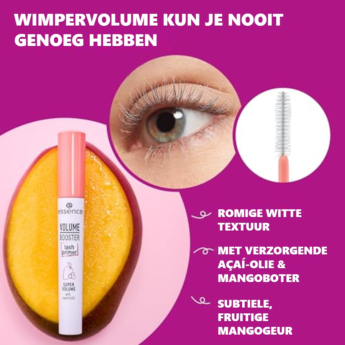 essence Volume Booster wimperprimer wit, 7 ml - 3-pack – foto 6