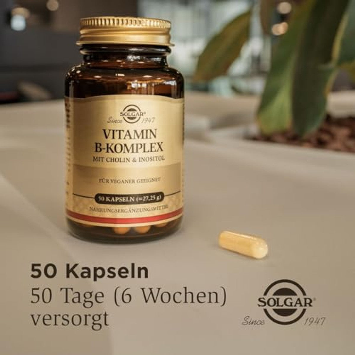 Solgar Vitamine B-Complex met Choline en Inositol 60 Dagen Voorraad - 3-pack