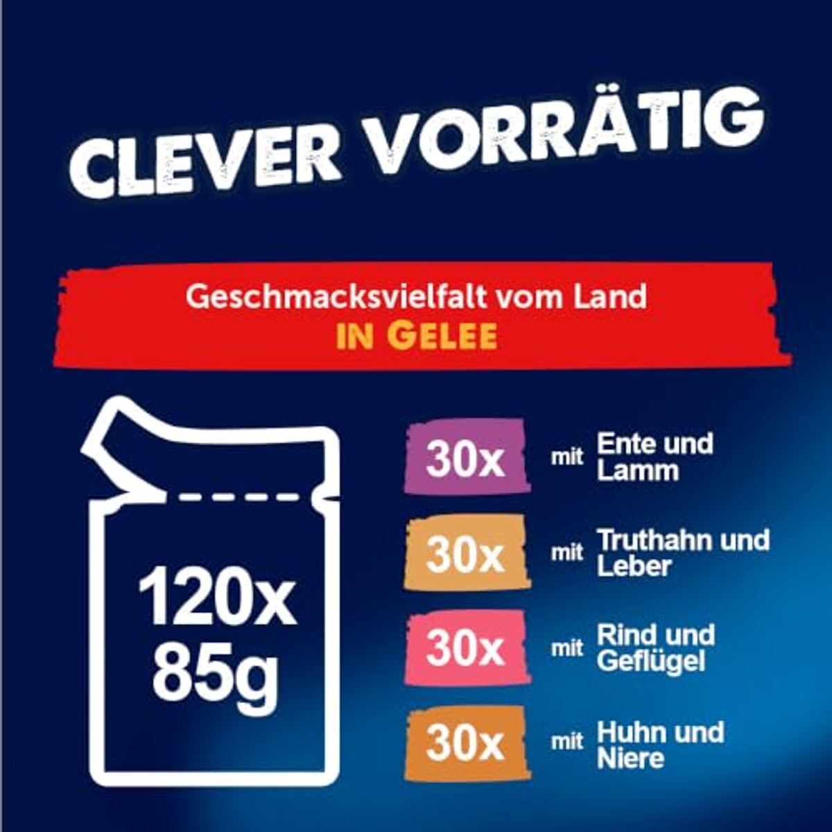 Felix Dubbel Lekker Landgenot Duo natvoer 120 x 85 g – Felix