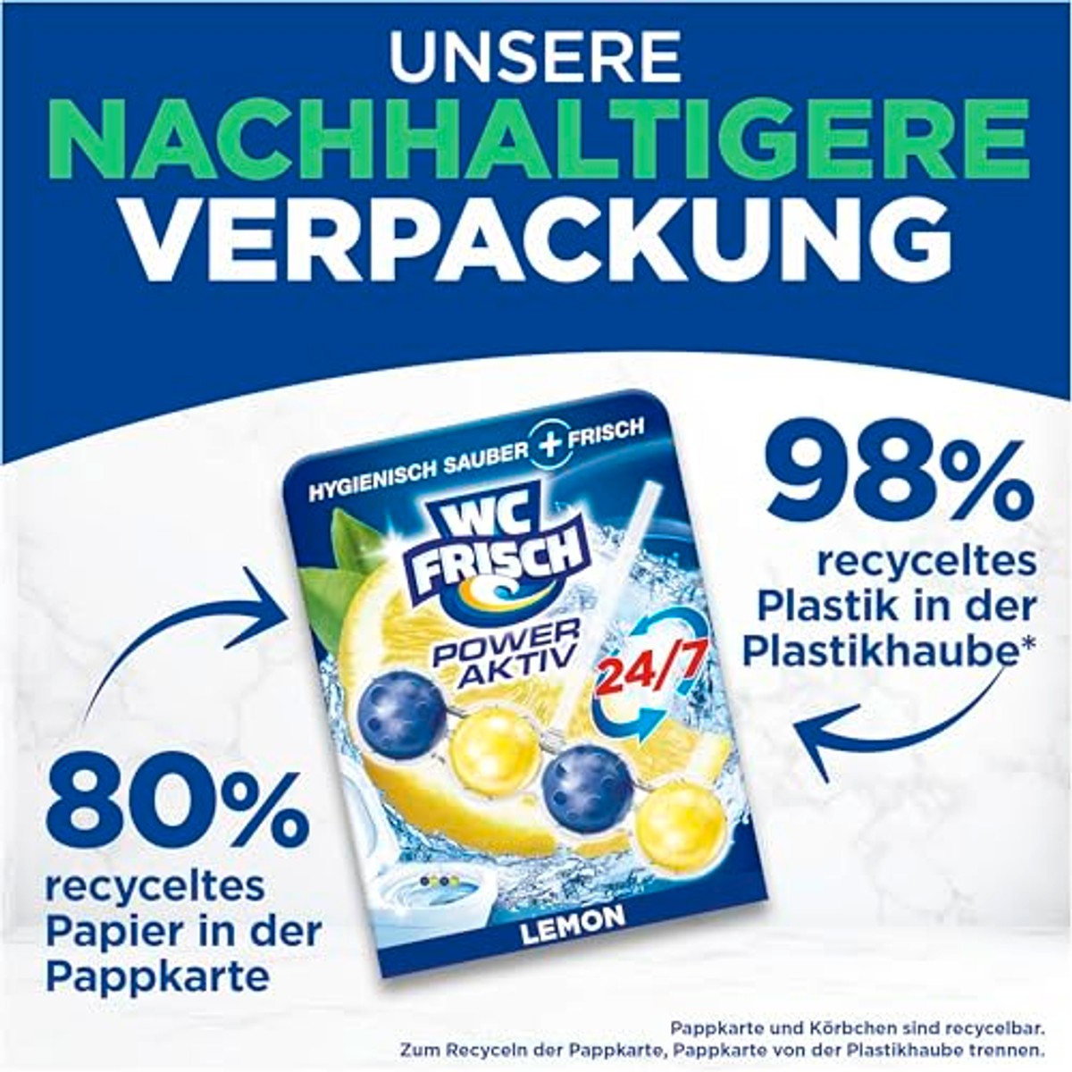 WC-Frisch Kraft Aktiv Geurspoeler Lemon 10 stuks – WC-Frisch