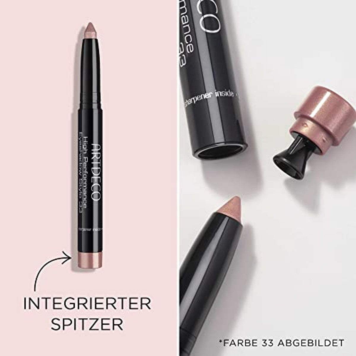 Artdeco High Performance Eyeshadow Stylo zeelicht/grijs 1 x 1,4 g - 3-pack