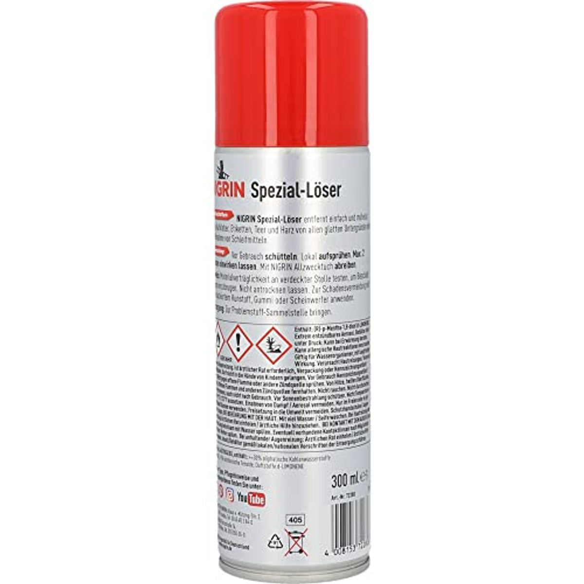 NIGRIN Sticker Remover Spray 3 x 300 ml - Voordeelverpakking