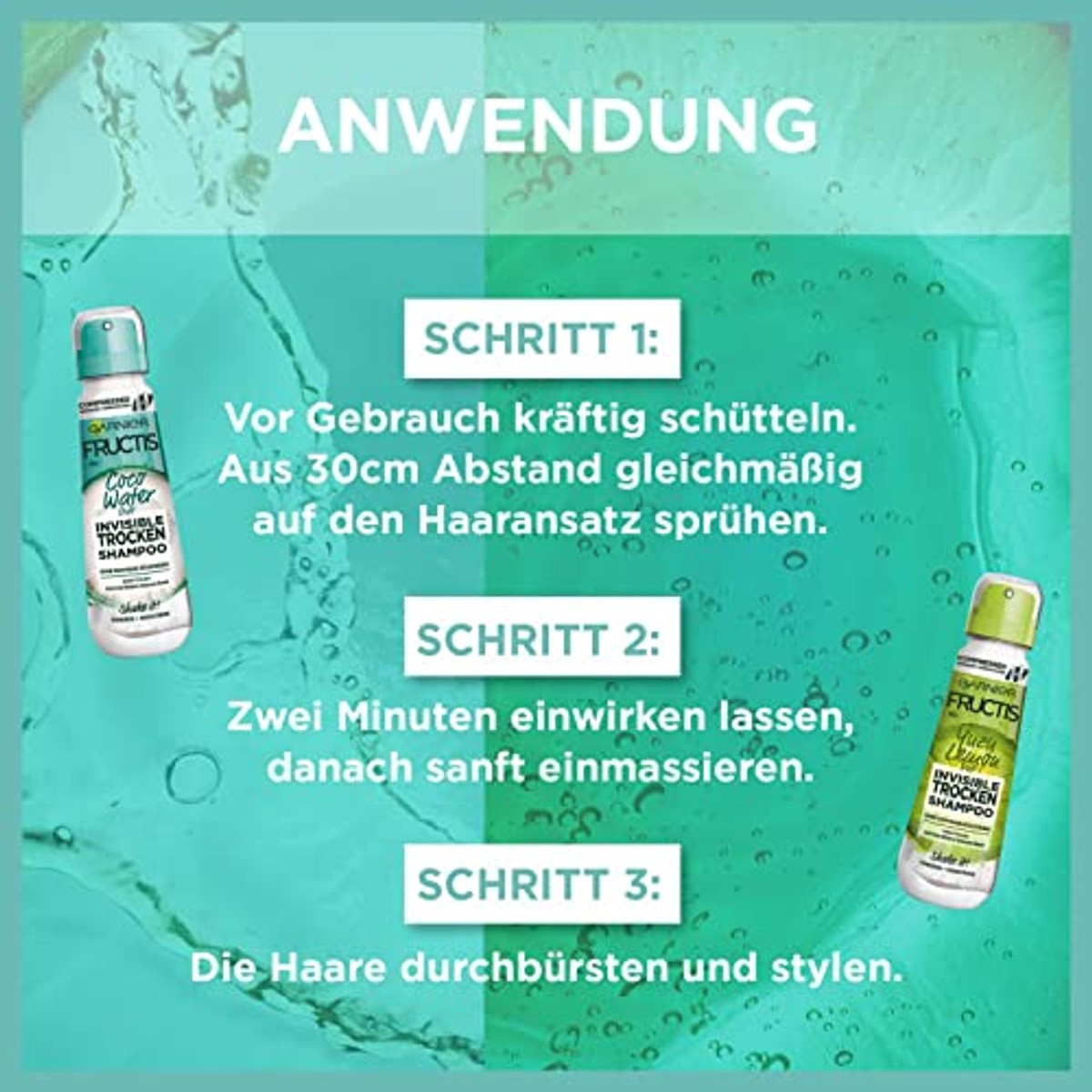 Garnier Fructis Invisible Coco Water Droogshampoo 6 x 100 ml – Garnier