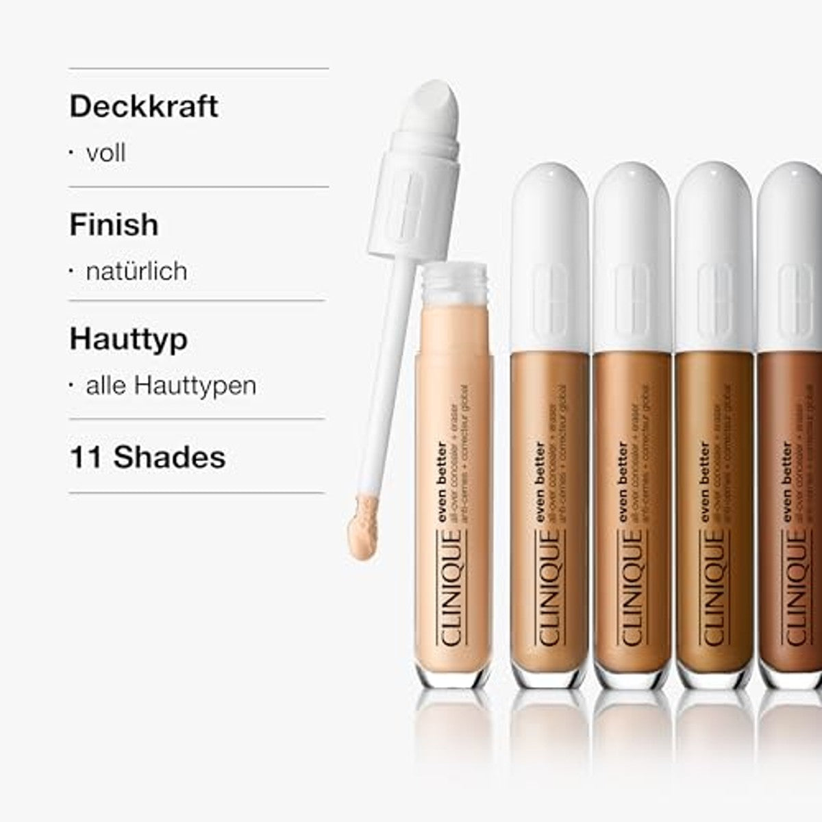 Clinique Even Better All-Over Concealer + Eraser CN28 Ivoor - 6 stuks
