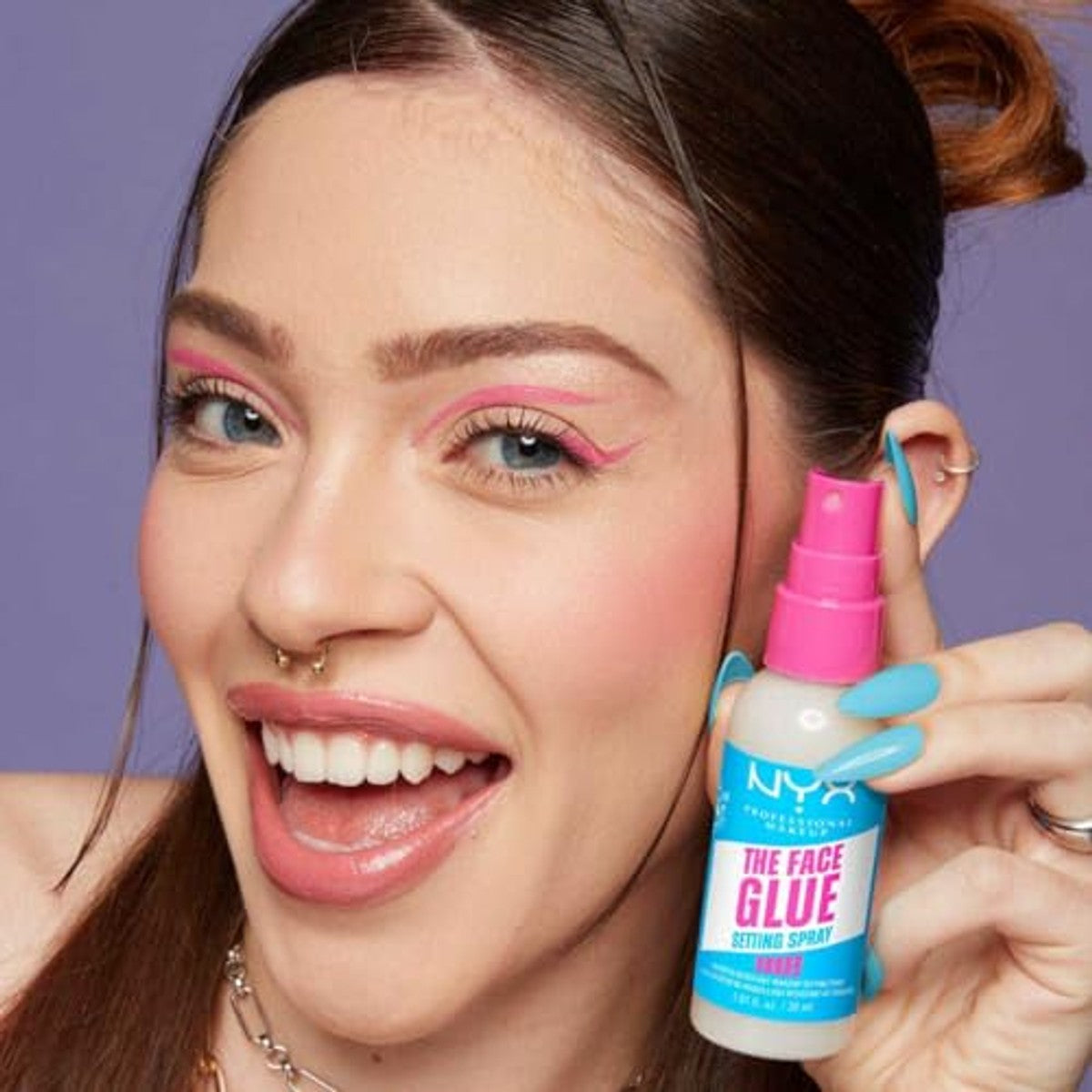 NYX PROFESSIONAL MAKEUP The Face Glue Setting Spray 60 ml - 3 stuks – foto 6