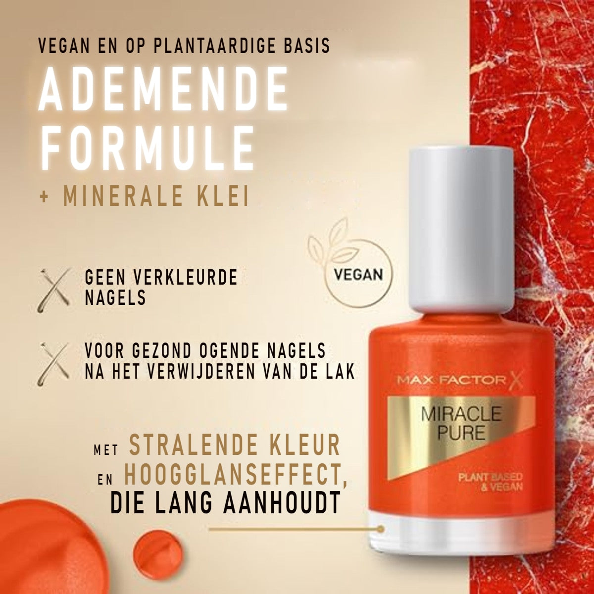 Max Factor Miracle Pure Nail kleur 430 Bold Jasper - 3 stuks – foto 6