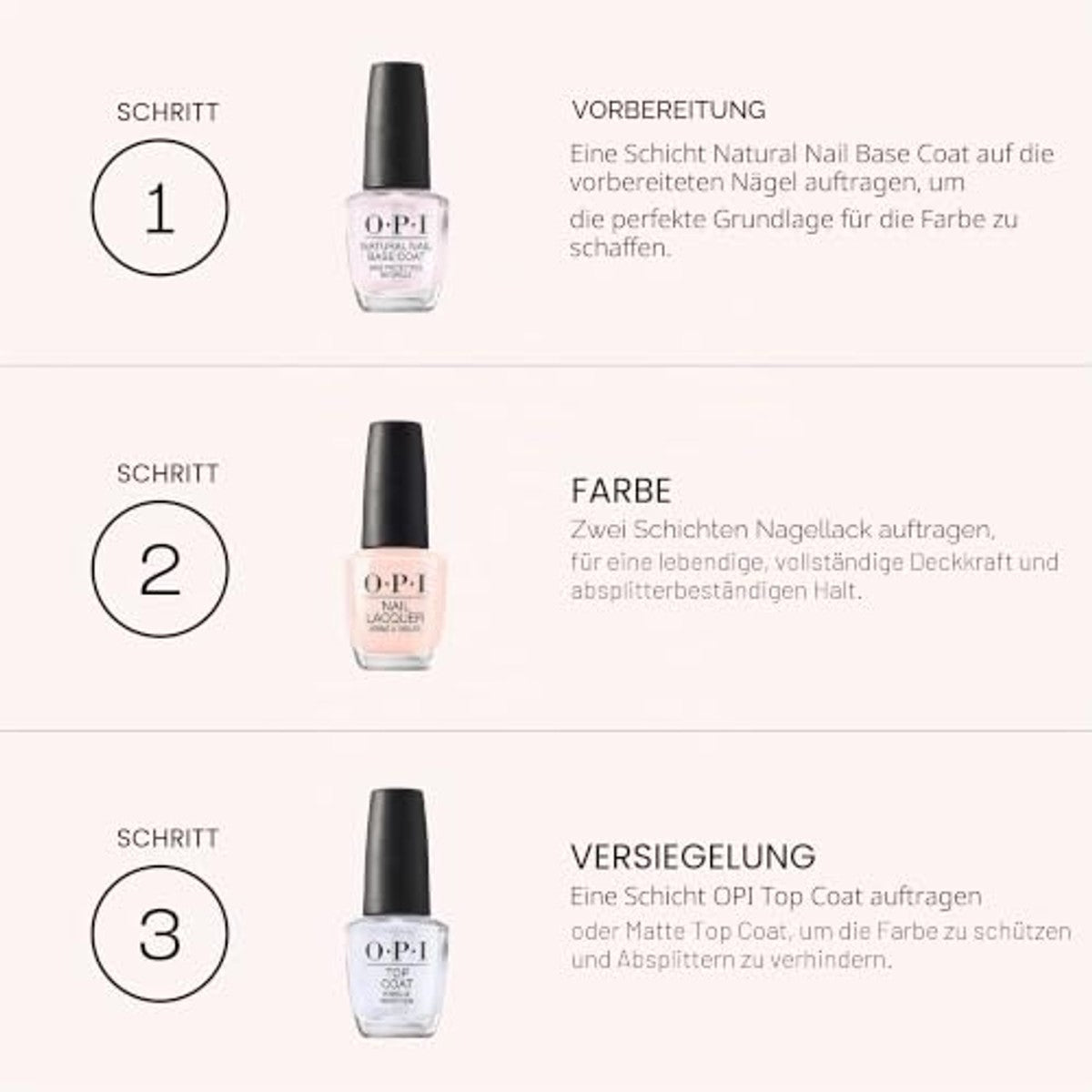 OPI Nail Lacquer Nagellak Roze 15 ml - 3-pack