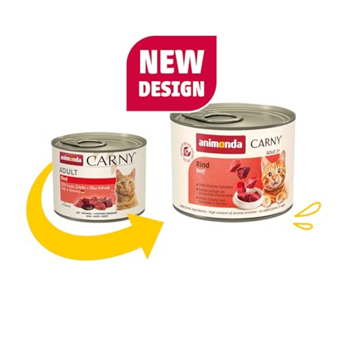 animonda Carny Adult kattenvoer, natvoer voor volwassen katten, mix 1, 12 x 200 g – animonda Carny
