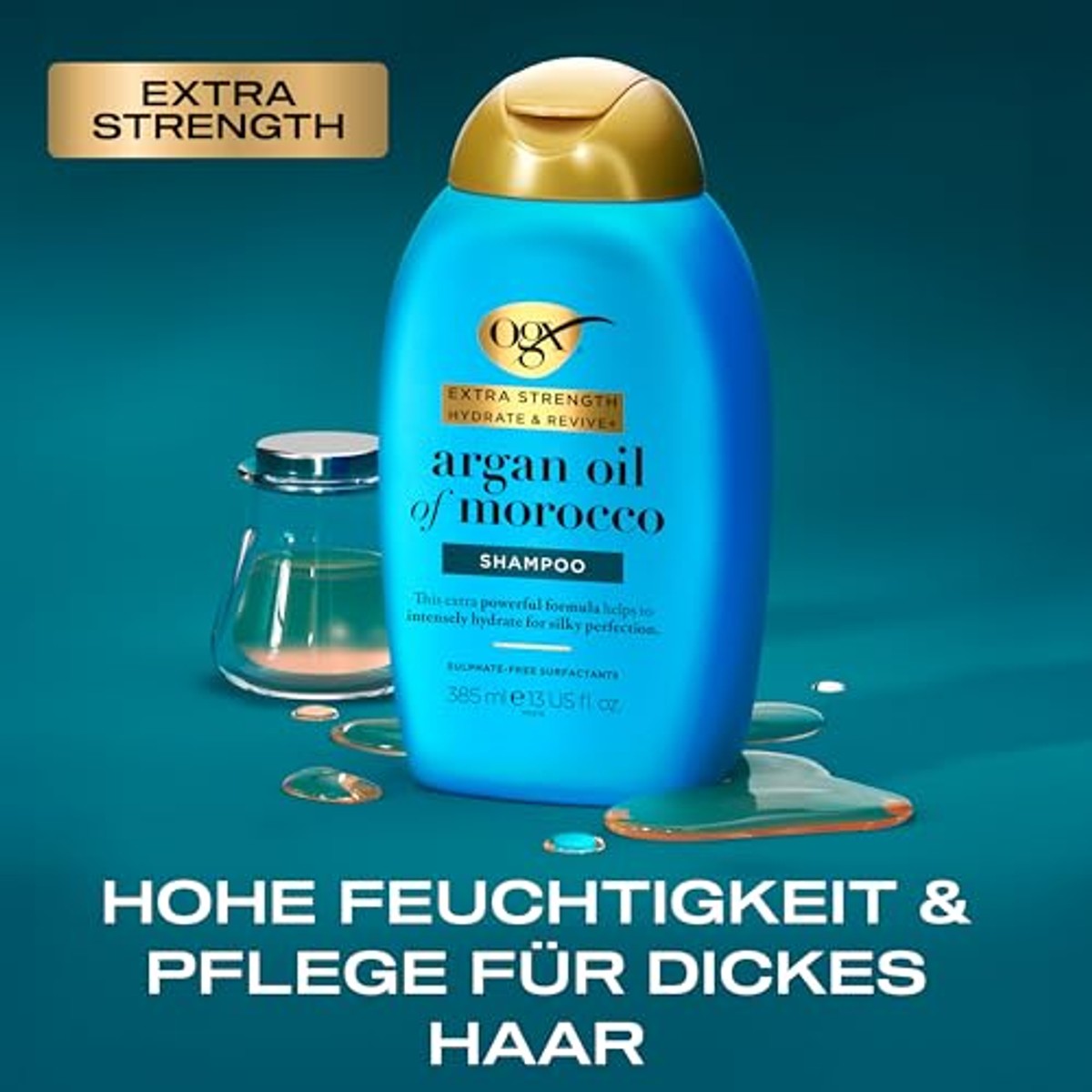 OGX Hydrate & Revive Argan Oil of Morocco Shampoo 385 ml - 3 stuks